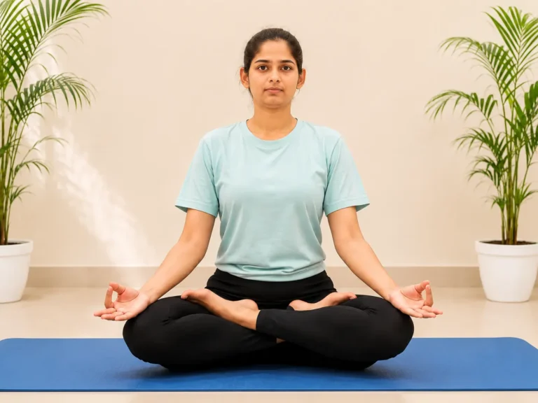 Certified female yoga teacher at home for weight loss and prenatal classes - YogaVaas